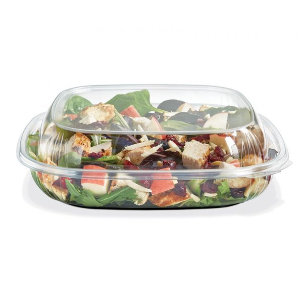 Placon : Fresh 'n Clear® Tamper-Evident Salad Bowl Large 48oz Dome Lid