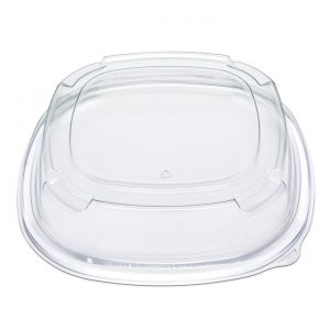 Placon : Fresh 'n Clear® Tamper-Evident Salad Bowl Medium 24oz Flat Lid