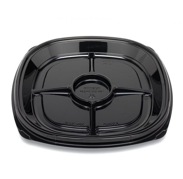 Placon : Fresh 'n Clear® Catering<br>4-Compartment Tray with Cup Area