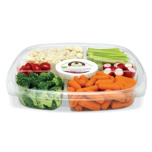 Placon : Fresh 'n Clear® Tamper-Evident Salad Bowl Medium 24oz Flat Lid