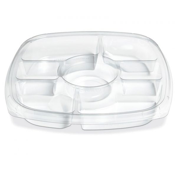 Placon : Fresh 'n Clear® Catering 14″<br>7-Compartment Tray