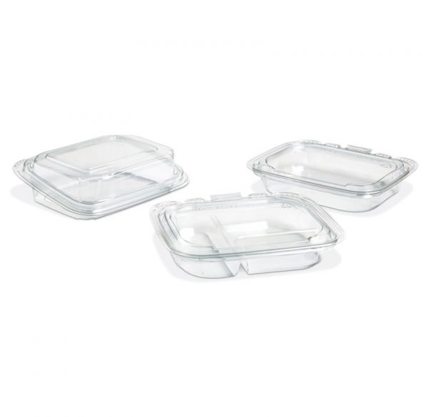 Crystal Seal® reFresh® 2-Compartment Square Container