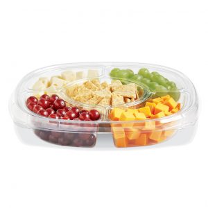 Placon : Fresh 'n Clear® Tamper-Evident Salad Bowl Medium 24oz Flat Lid