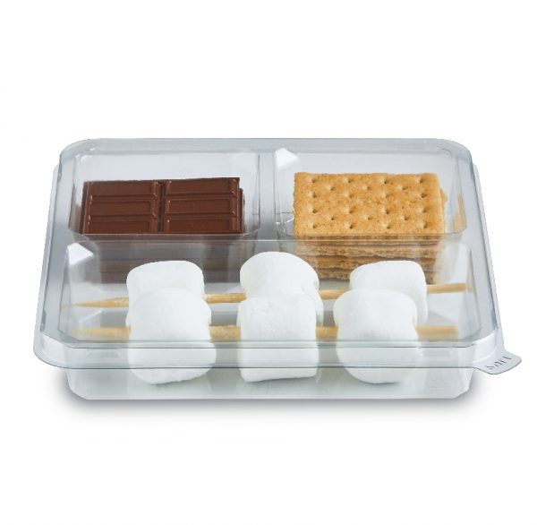 Snackcubes 3 Compartment To Go Containers