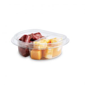 Placon 120069 Crystal Seal® 48 oz Clear Plastic Tamper-Evident Container -  8 3/4L x 7 7/8W x 2 5/16H
