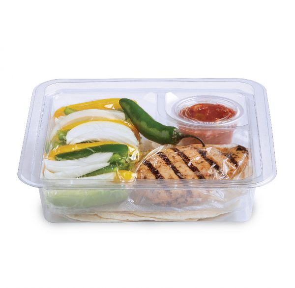 Placon : Fresh 'n Clear® SnackCube®<br>2-Compartment