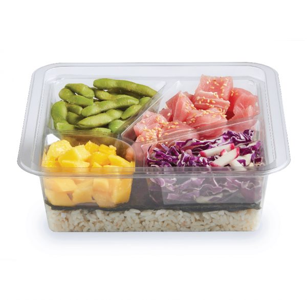 Placon : Fresh 'n Clear® SnackCube®<br>2-Compartment