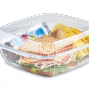 Placon® Evolutions™ Square Deli Container - 8 oz., Camden Bag & Paper.,  LLC