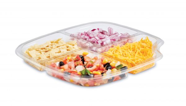 Placon : Fresh 'n Clear® Tamper-Evident Salad Bowl Large 48oz Dome Lid