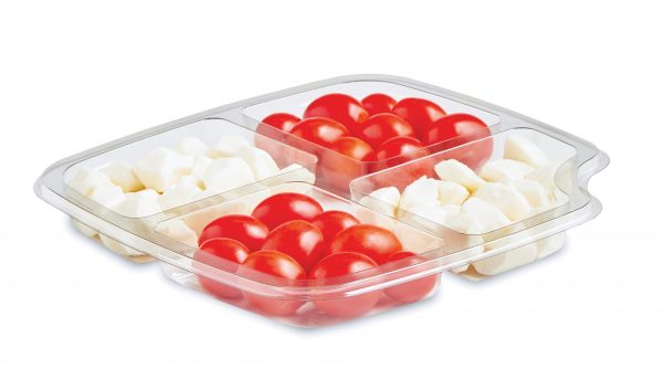 Placon : Fresh 'n Clear® Tamper-Evident Salad Bowl Medium 24oz Flat Lid