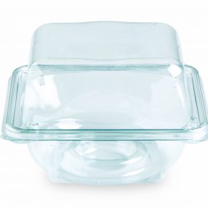 Placon 166489 Gocubes Disposable Food Containers 24 Oz Clear Pet