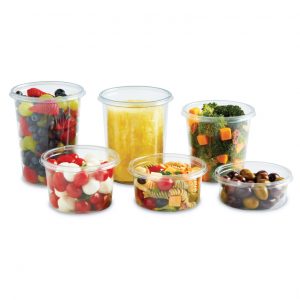 16oz Plastic Hinged Deli Containers  Medium Tamper Resistant Deli  Containers