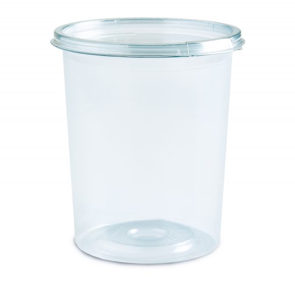 Placon 120069 Crystal Seal® 48 oz Clear Plastic Tamper-Evident Container -  8 3/4L x 7 7/8W x 2 5/16H