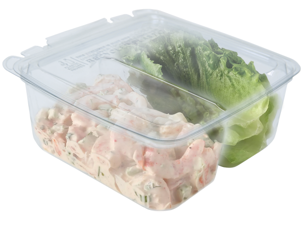 Crystal Seal® reFresh® 2-Compartment Square Container