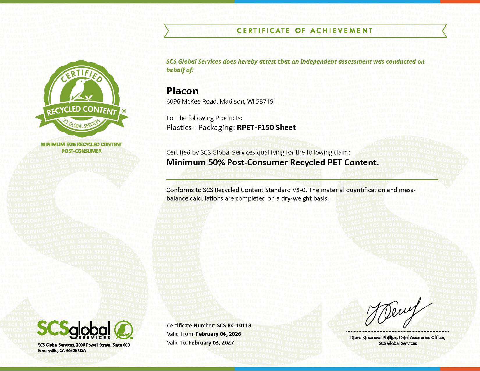 link to https://www.placon.com/wp-content/uploads/2026/04/Placon_2026_SCS-RC-10113_50.pdf