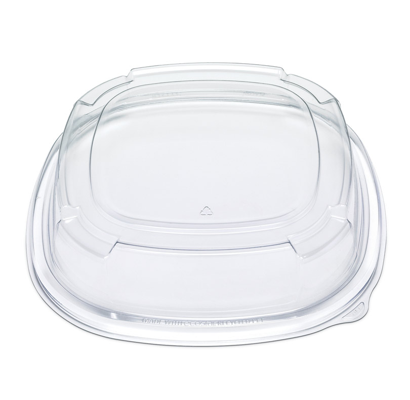 Clear plastic lid for a food storage container
