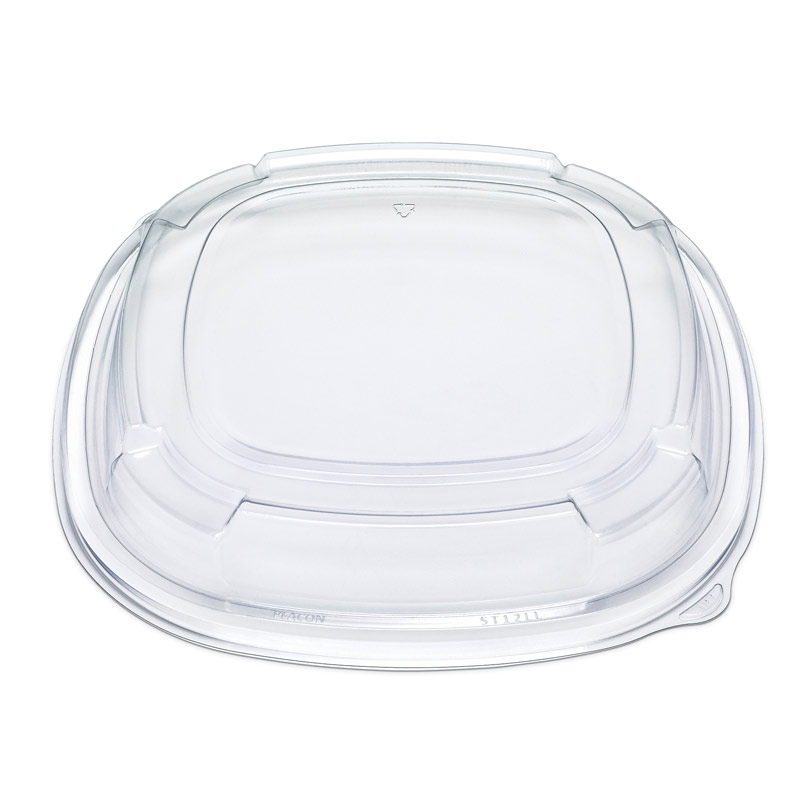 Clear plastic lid for a food container
