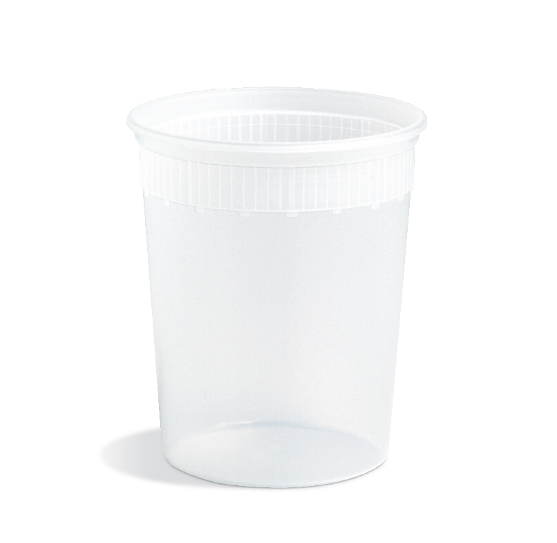 Translucent plastic cup