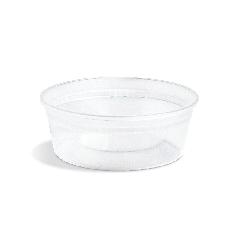 Clear plastic petri dish container