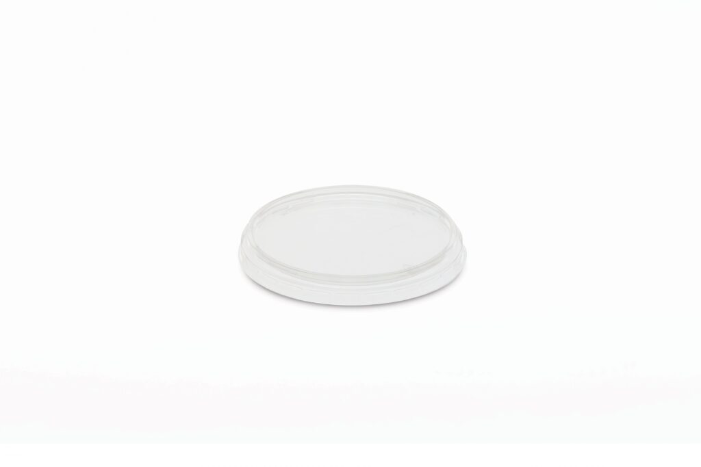 Clear plastic petri dish with a lid