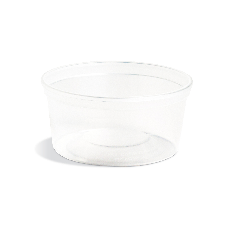 Clear plastic container
