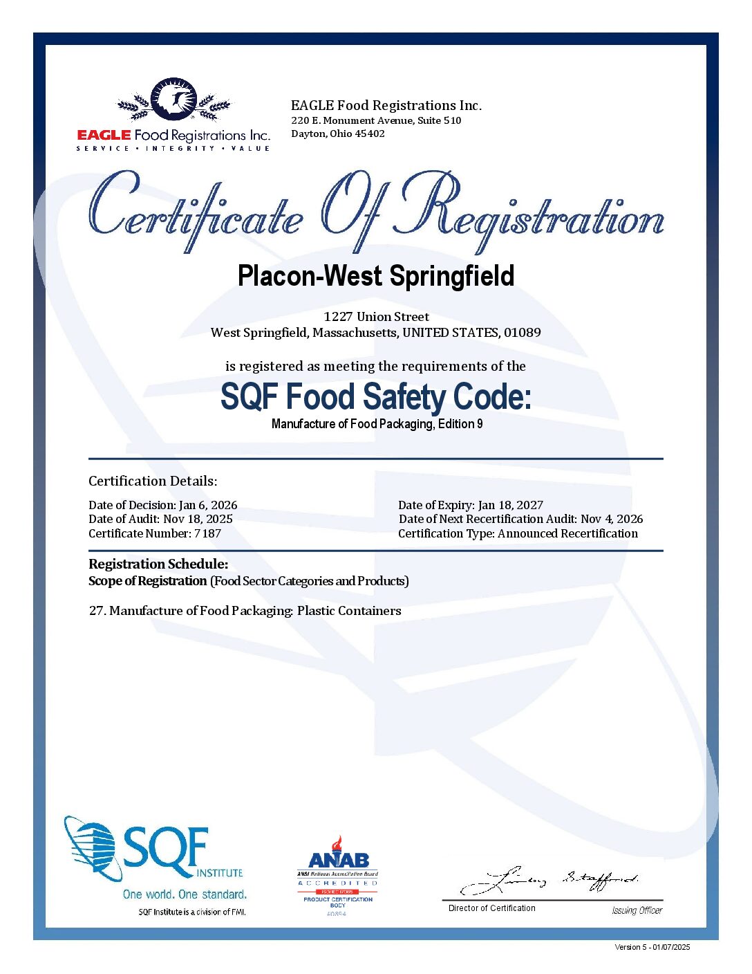 7187-Placon-West-Springfield-SQF-FS-Cert-2025